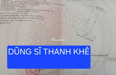 Bán đất đường Dũng Sĩ Thanh Khê - trục đường kinh doanh